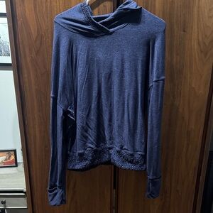 Cozy Blue Long Sleeve Top